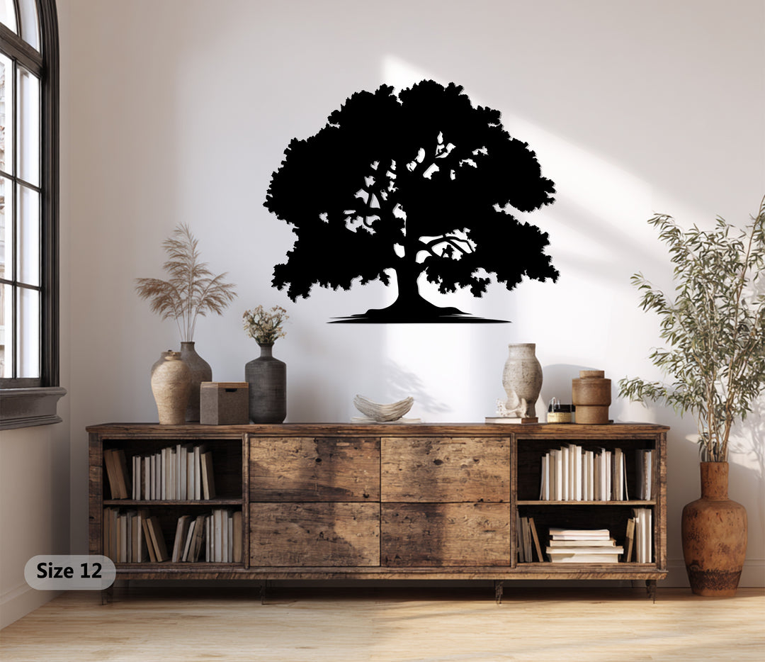 Majestic Oak –  Metal Tree of Life Wall Art