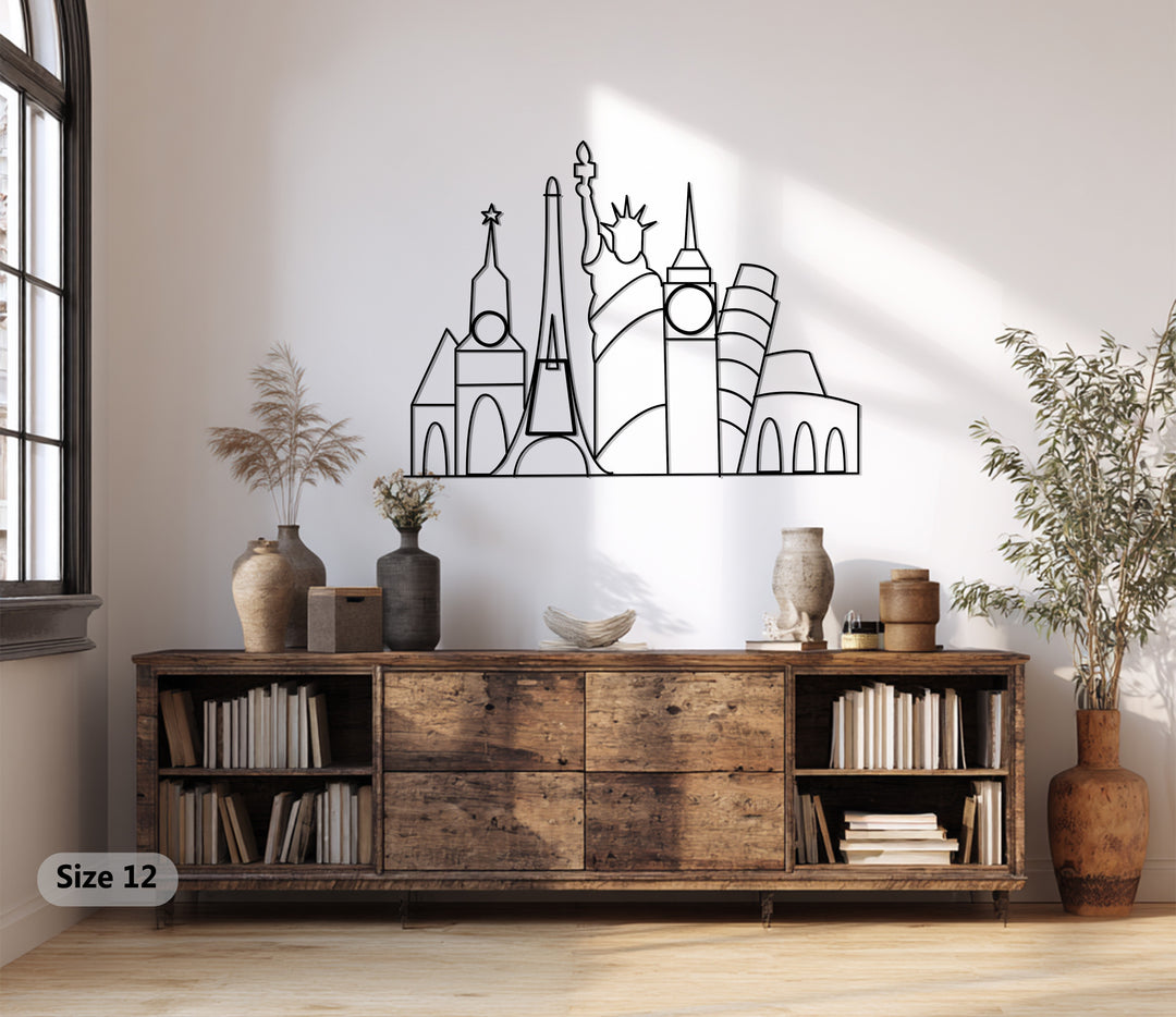 Western-Cowboy-Silhouette – Pferd & Rodeo Metall Wandbilder