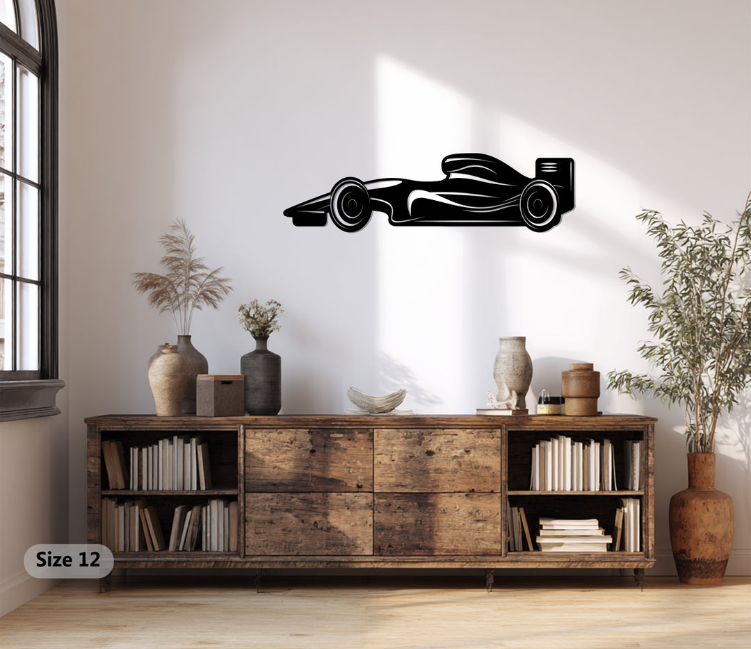 فيلوسيتي درايف - سيارة سباق فورمولا فن جداري معدني