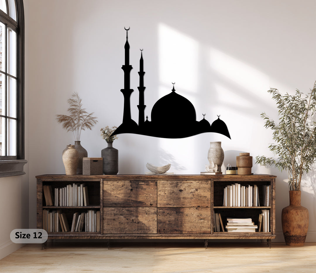 Minaret mosque metal wall decor
