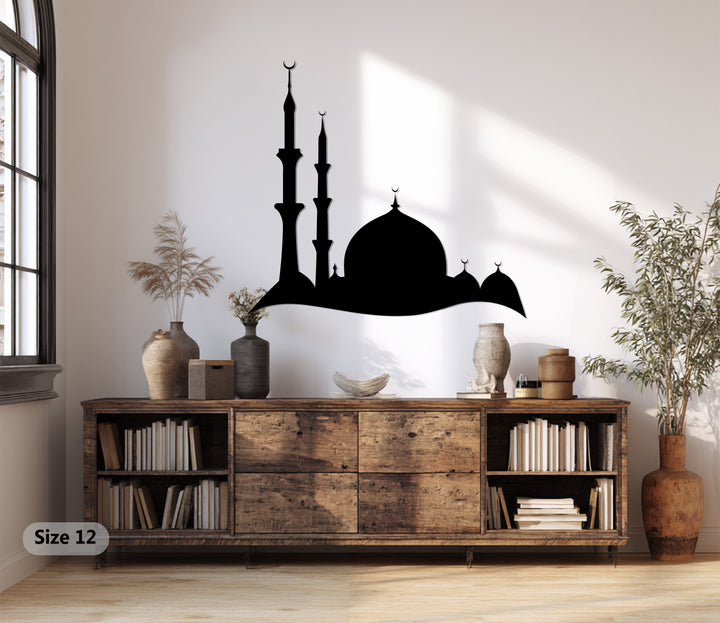 Minaret mosque metal wall decor