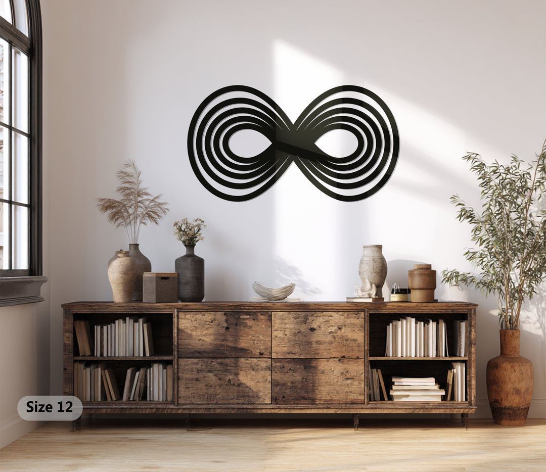 Infinity Loop Metal Wall Art – Modern Abstract Symbol