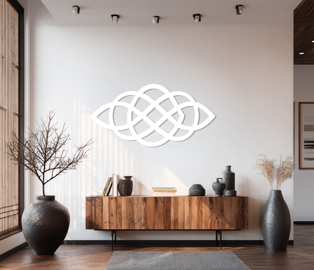 Celtic Knot Harmony – Geometric Metal Wall Art