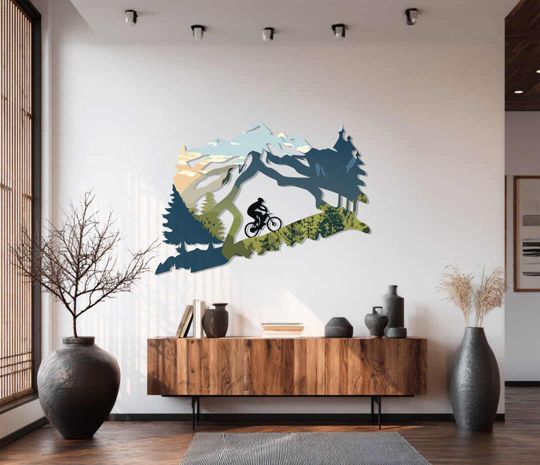Nature and adventure wall sculpture for cabins