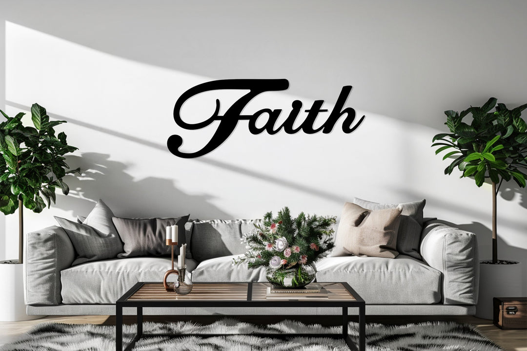 Faith – Inspirational Metal Wall Art