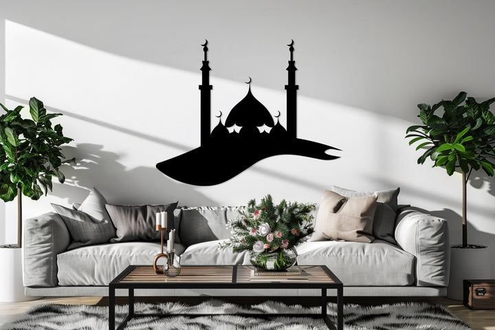 Muslim prayer room wall decoration