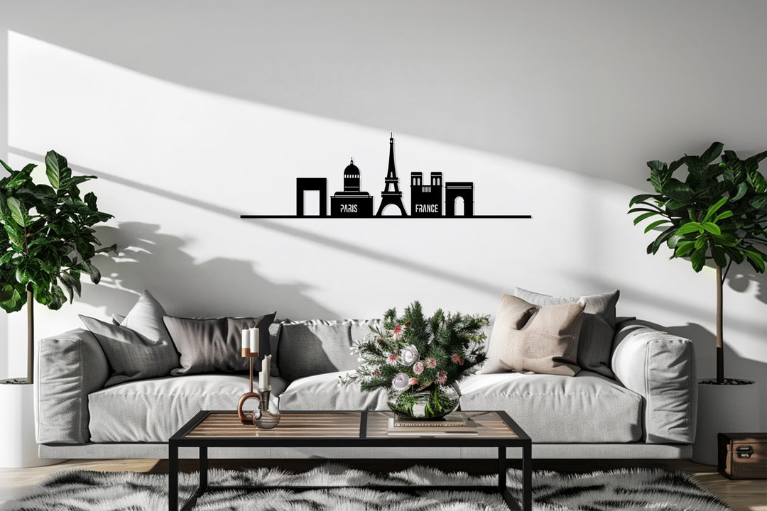 Eiffel Tower Paris metal wall art design