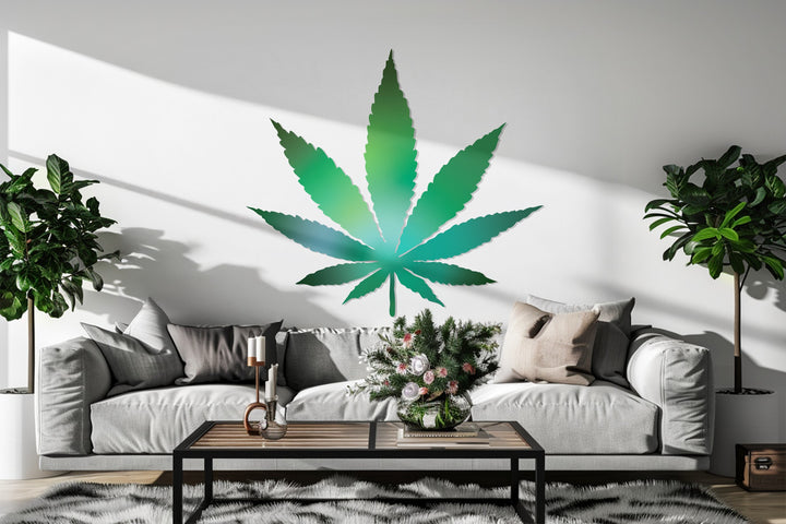 plant inspired metal wall decor