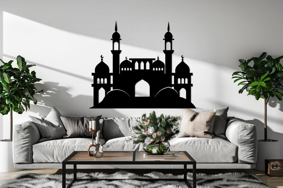 Spiritual Islamic metal wall art silhouette