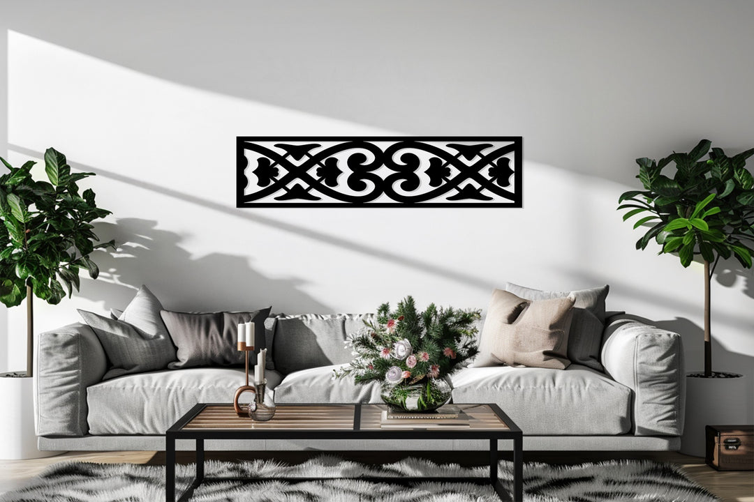 نمط أبدي – زخرفي حديث فن جداري معدني لوحة