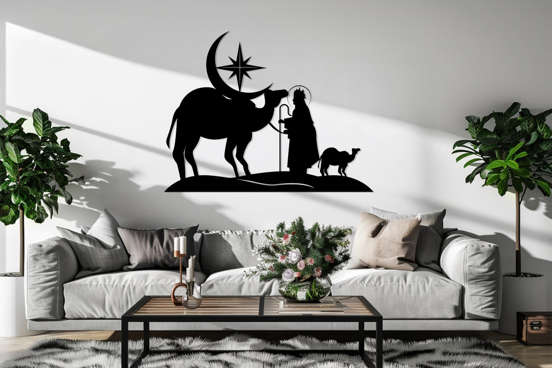 رحلة مصحوبة بمرشدين - ميلاد الملوك الثلاثة فن جداري معدني