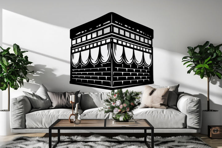 Prayer room Kaaba metal wall decor