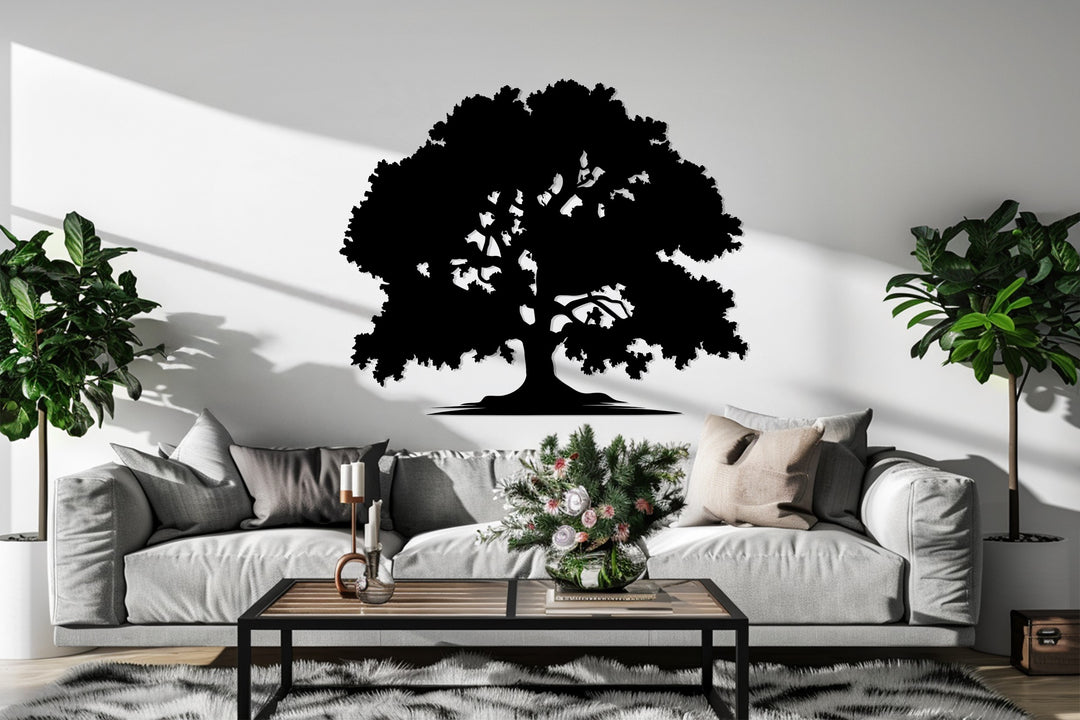 Majestic Oak –  Metal Tree of Life Wall Art
