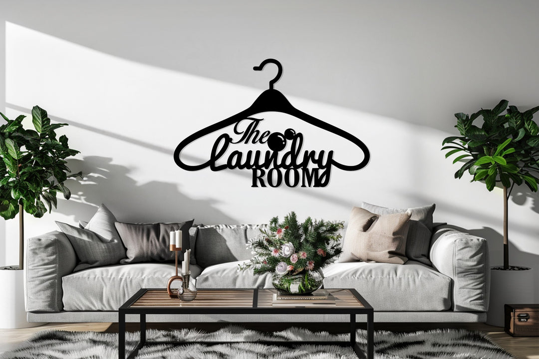 The Laundry Room – Modern Hanger Metal Wall Art