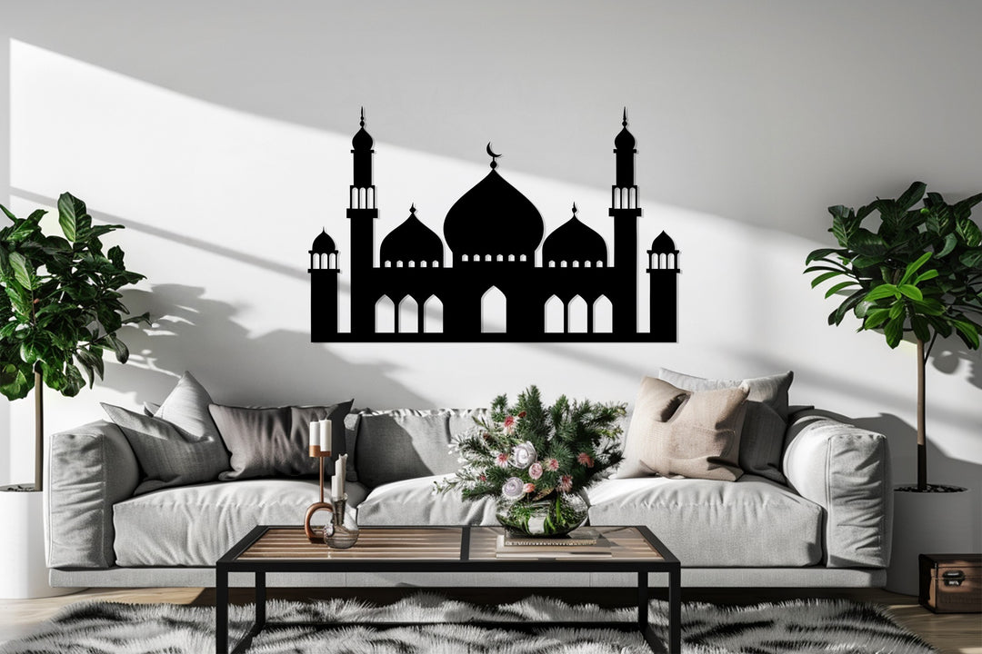 Muslim home mosque metal decor