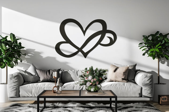 Love and unity themed minimalist wall art