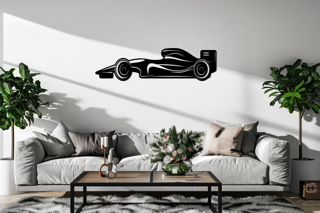 فيلوسيتي درايف - سيارة سباق فورمولا فن جداري معدني