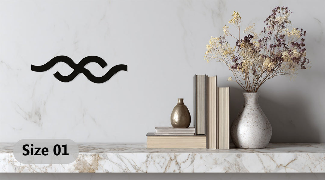 Wave Flow – Minimalist Abstract Metal Wall Art