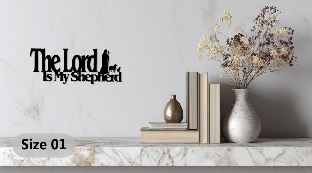 The Lord Is My Shepherd – Christian Metal Wall Art