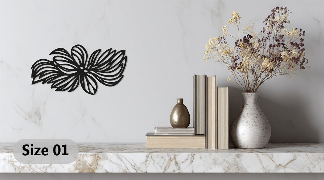 Floral Bloom – Modern Flower Metal Wall Art