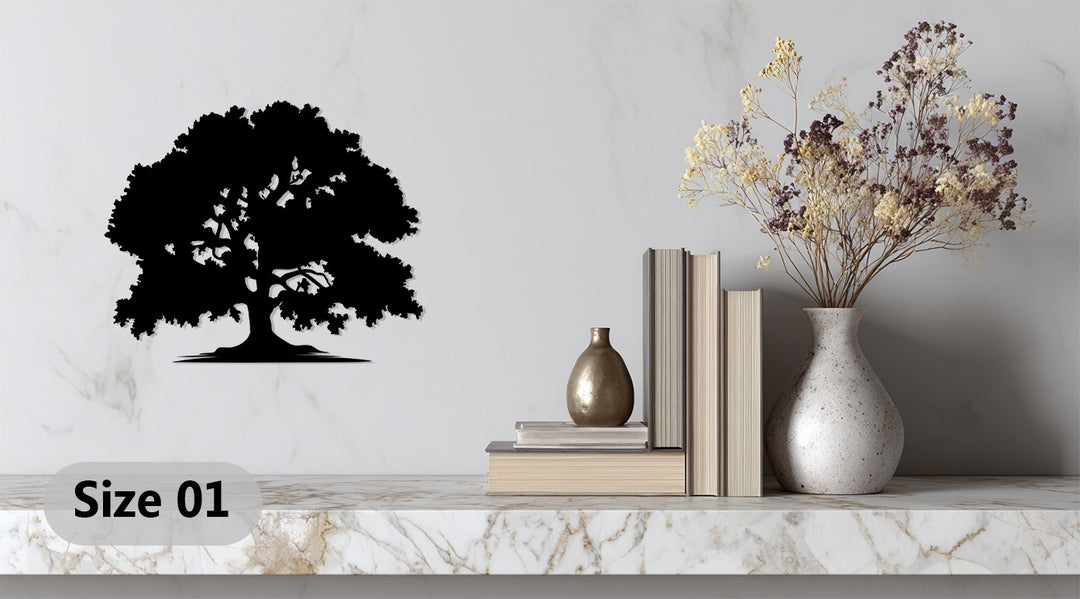 Majestic Oak –  Metal Tree of Life Wall Art