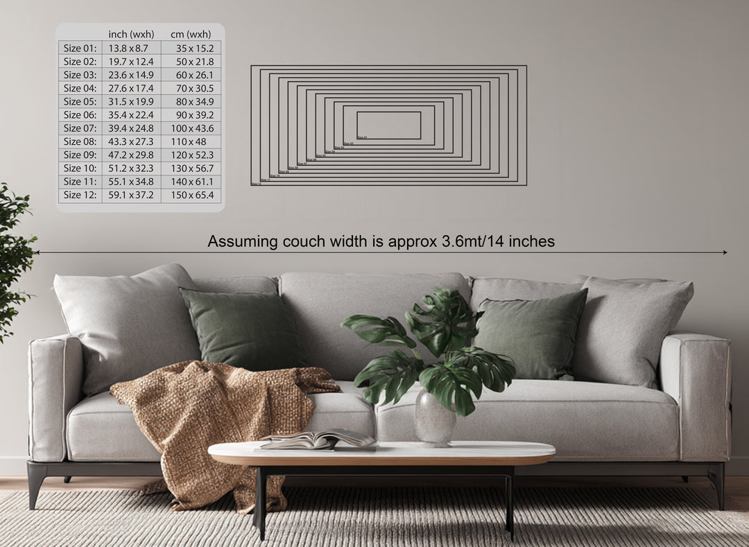 Luxury Bathroom Line Art – Modern Metal Wall Decor