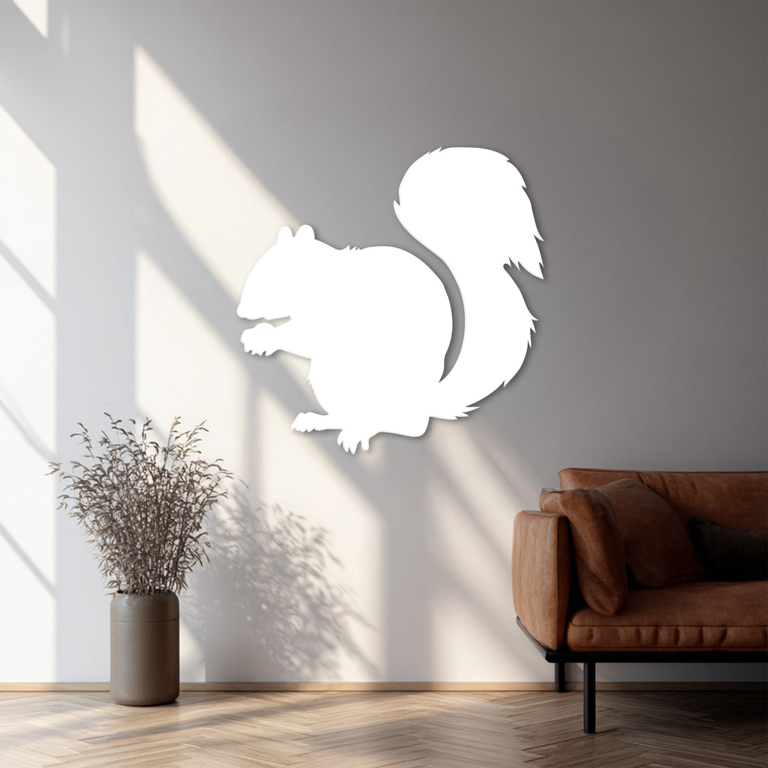 Forest animal metal art for rustic or modern interiors