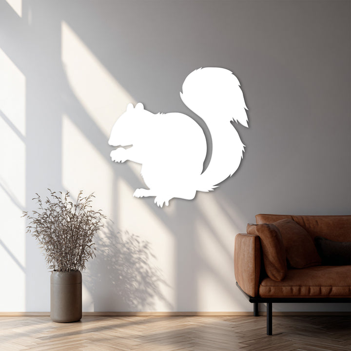 Forest animal metal art for rustic or modern interiors