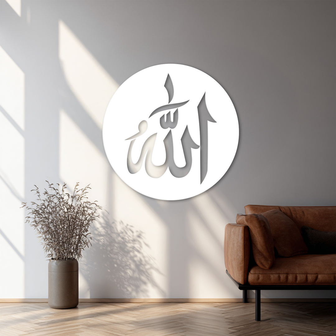 Mondblüte – Mond und Lotusblume Metall Wandbilder