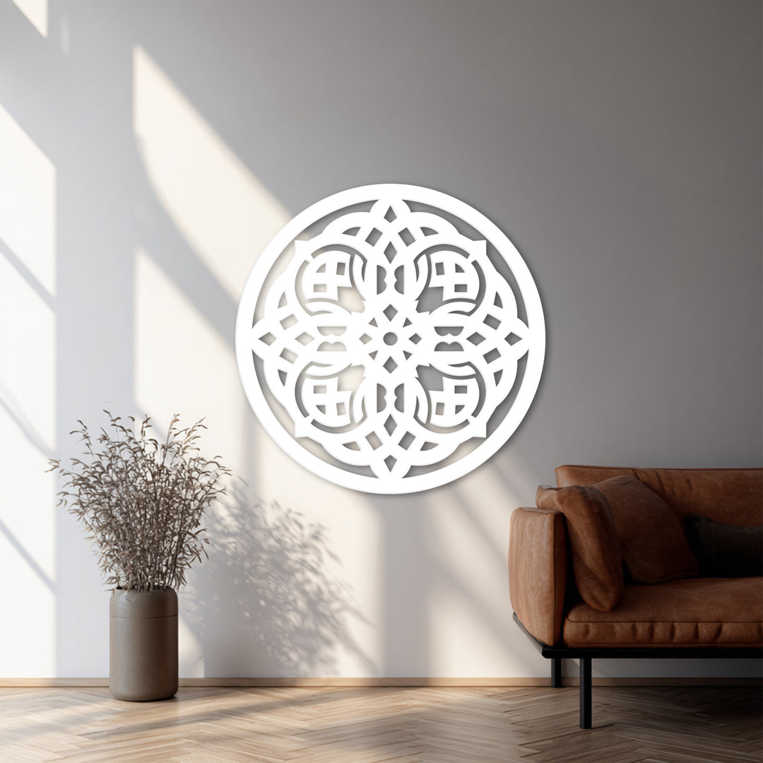 Geometric Mandala – Modern Metal Wall Art