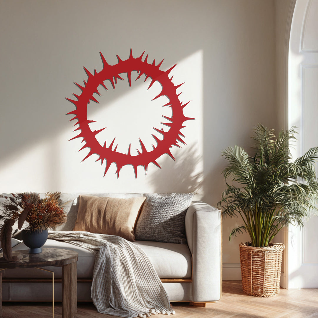 Crown of Thorns – Symbolic Metal Wall Art
