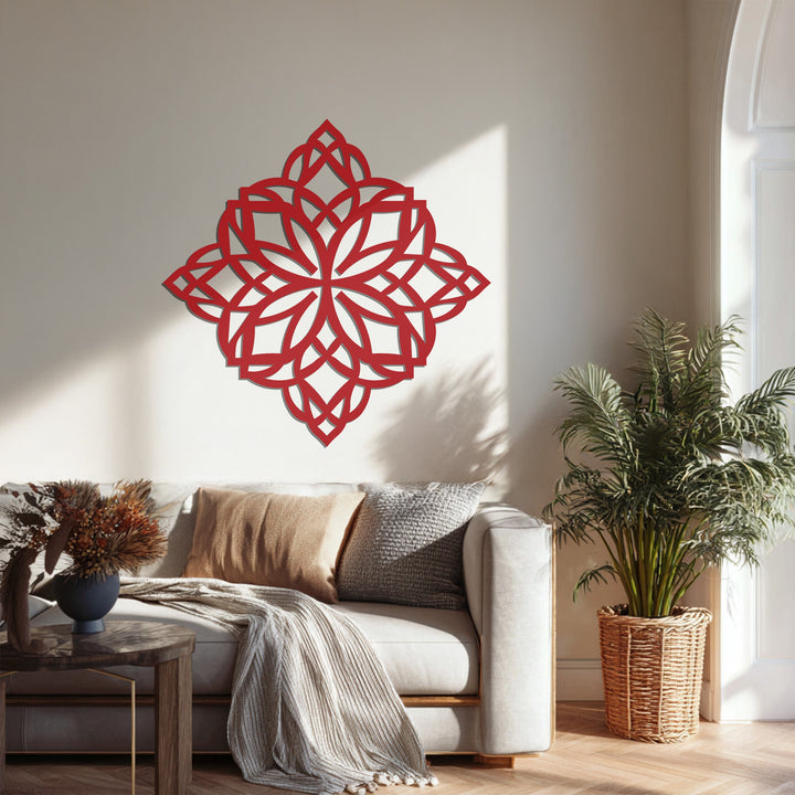 Contemporary metal wall art for living room