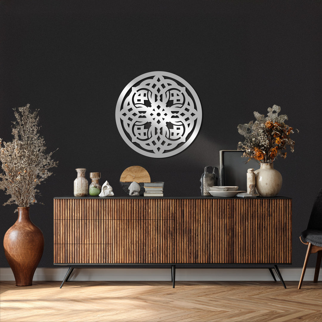 Geometric Mandala – Modern Metal Wall Art