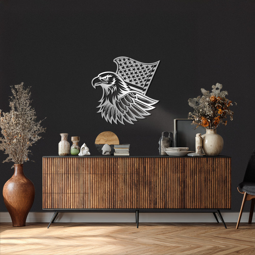 Patriotic eagle wall décor for home and office