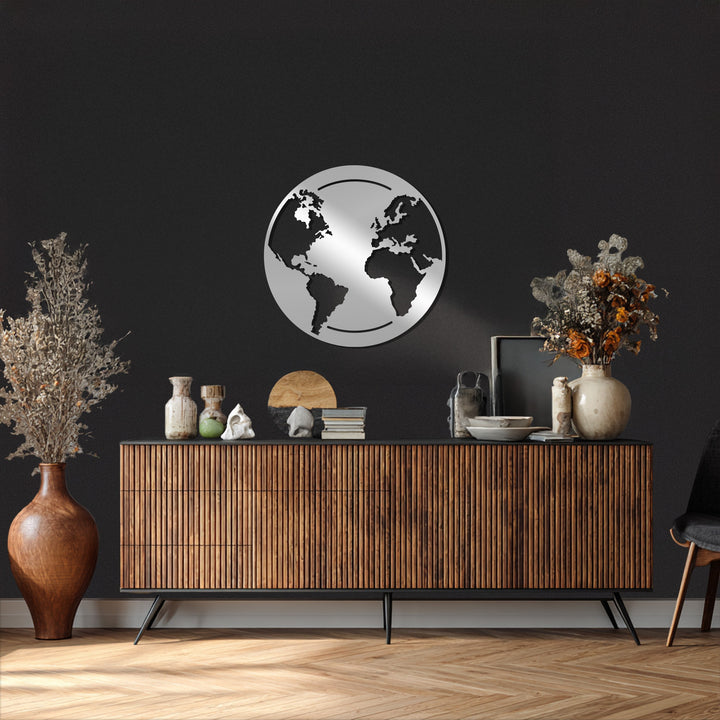 Travel themed metal wall art