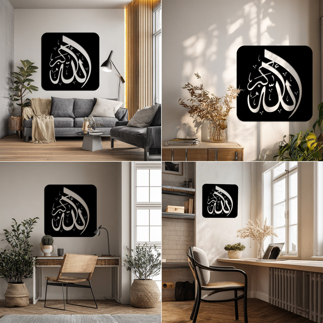 Mondblüte – Mond und Lotusblume Metall Wandbilder