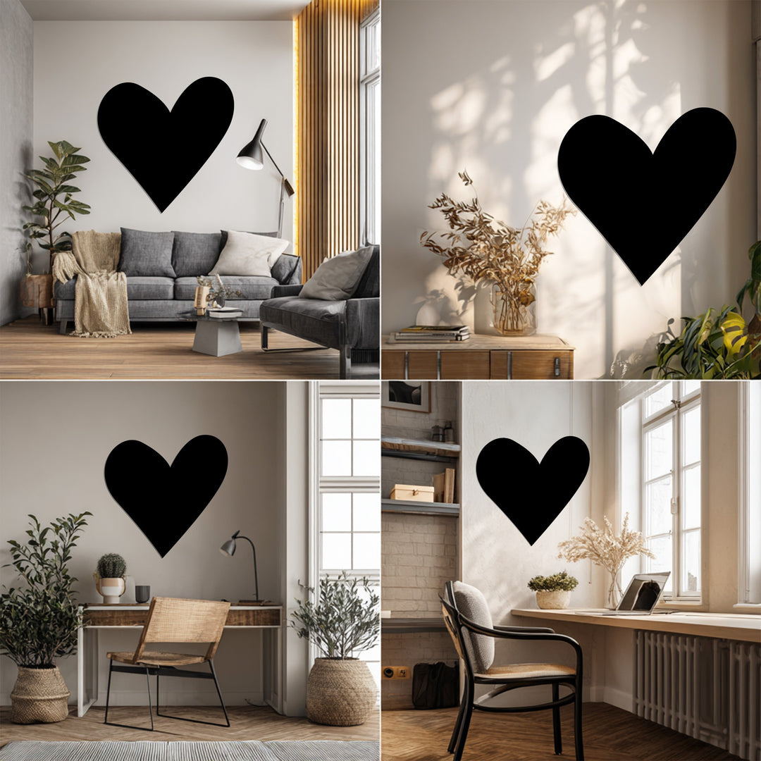 Heart Metal Wall Art – Modern Love-Inspired Home Décor