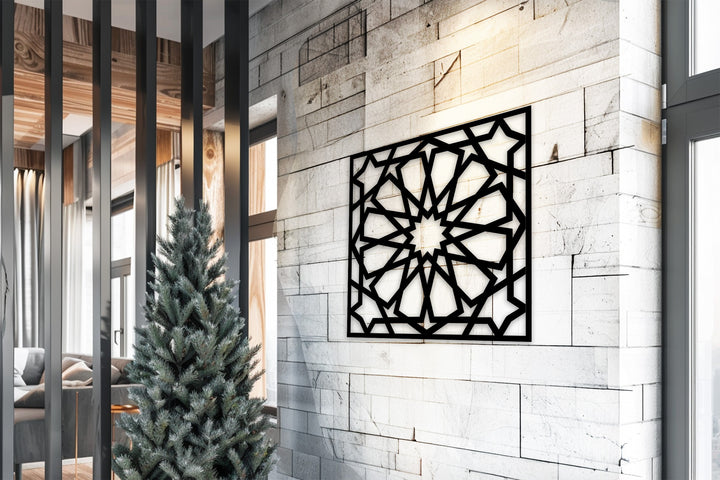 Modern Islamic geometric wall art