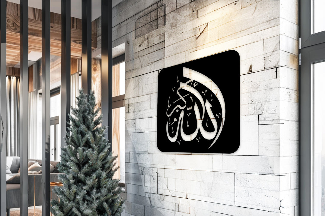 Mondblüte – Mond und Lotusblume Metall Wandbilder