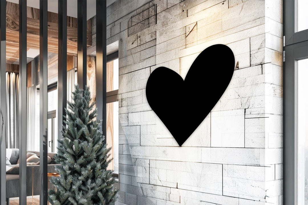 Heart Metal Wall Art – Modern Love-Inspired Home Décor
