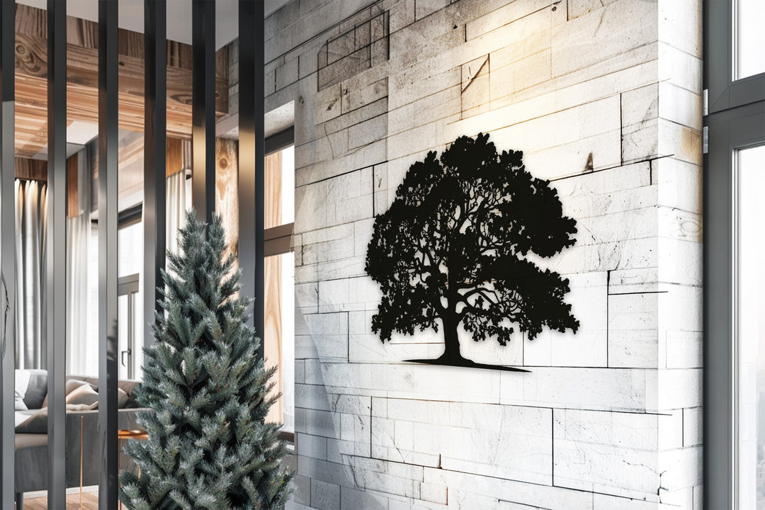 Majestic Oak – Tree of Life Metal Wall Art
