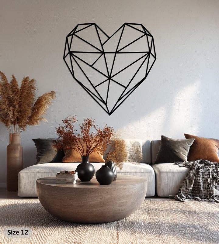 Romantic geometric design wall art