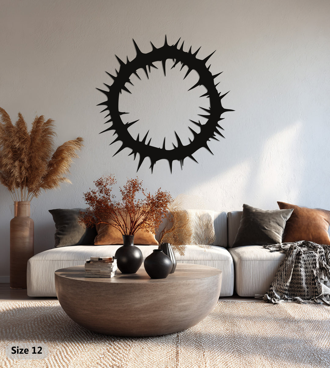 Crown of Thorns – Symbolic Metal Wall Art