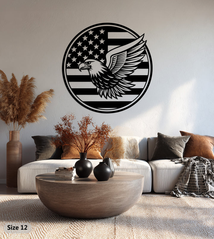 Bold patriotic wall décor for veterans and collectors