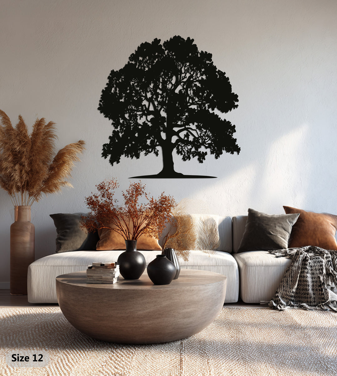Majestic Oak – Tree of Life Metal Wall Art