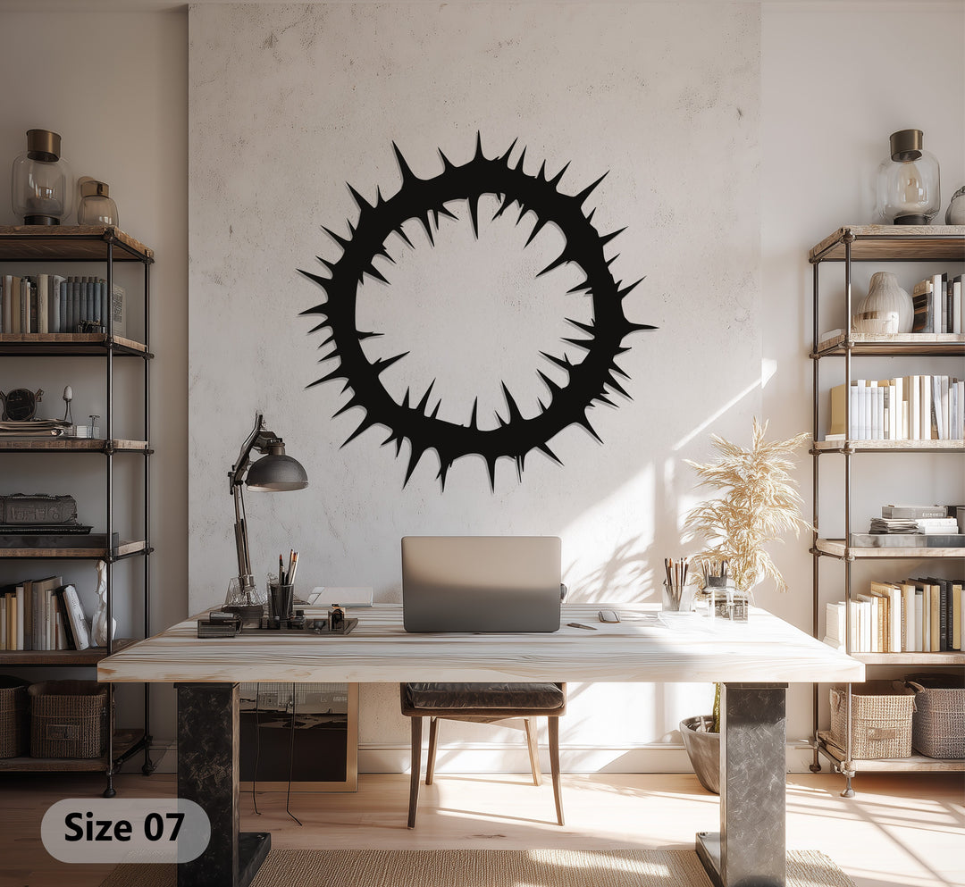 Crown of Thorns – Symbolic Metal Wall Art