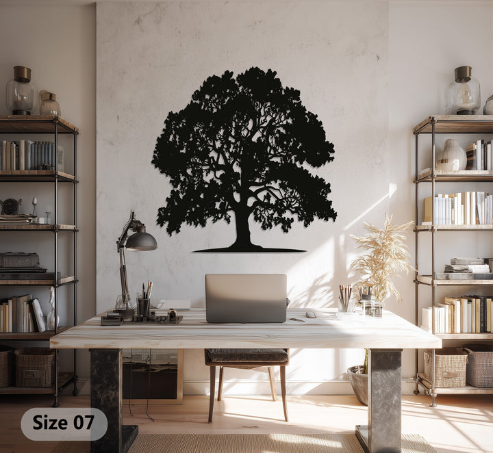 Family roots tree wall decoration metal