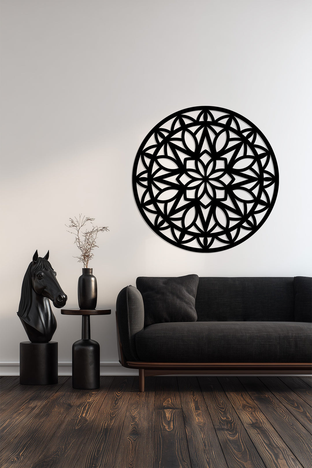 Infinite Bloom – Mandala Metal Wall Art