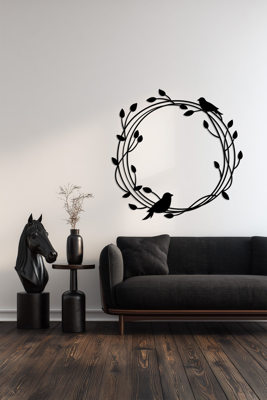 أغصان هامسة - بيرد آند فاين فن جداري معدني