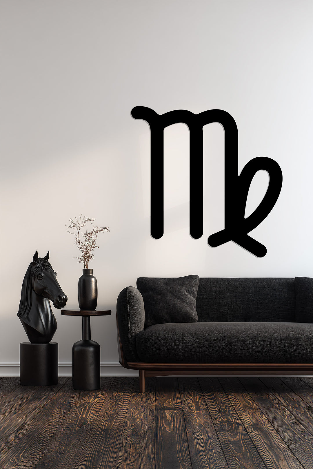 Virgo Zodiac Symbol – Astrology Metal Wall Art